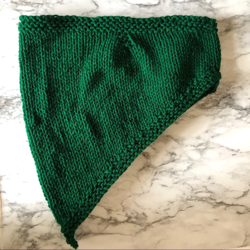 Bandana scarf in emerald